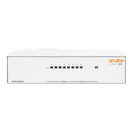 HPE Aruba Instant On 1430 8G Switch - Commutateur - non géré - 8 x 10 - 100 - 1000 - de bureau, fixation mur... (R8R45A)_1